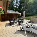 Dağ evi Le Fishing Lodge Chalet En Bois Avec Bain Nordique La Bresse
