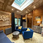 Dağ evi Le Fishing Lodge Chalet En Bois Avec Bain Nordique *
