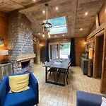 Dağ evi Le Fishing Lodge Chalet En Bois Avec Bain Nordique La Bresse
