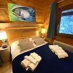 Le Fishing Lodge Chalet En Bois Avec Bain Nordique La Bresse
