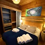 Le Fishing Lodge Chalet En Bois Avec Bain Nordique * La Bresse