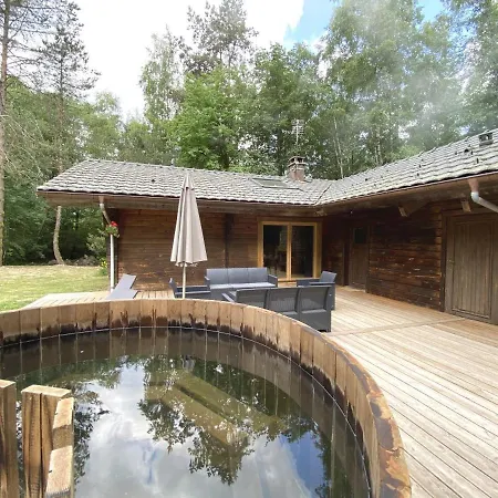Le Fishing Lodge Chalet En Bois Avec Bain Nordique