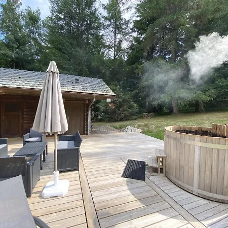 Le Fishing Lodge Chalet En Bois Avec Bain Nordique La Bresse