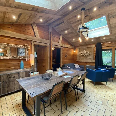 Le Fishing En Bois Avec Bain Nordique Chalet