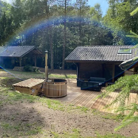Le Fishing Lodge Chalet En Bois Avec Bain Nordique