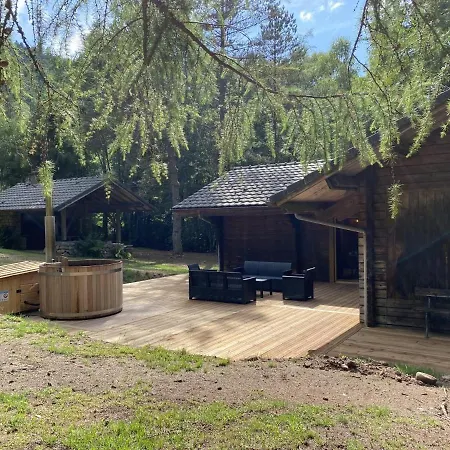 Le Fishing Lodge Chalet En Bois Avec Bain Nordique * La Bresse