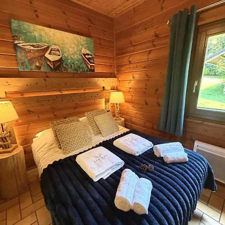 Шале Le Fishing En Bois Avec Bain Nordique *