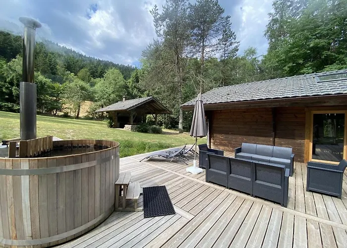 Le Fishing En Bois Avec Bain Nordique Horská chata