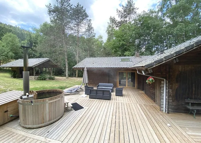 Le Fishing En Bois Avec Bain Nordique Horská chata