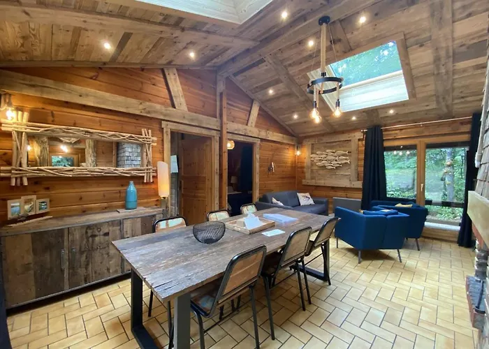 Le Fishing En Bois Avec Bain Nordique Horská chata