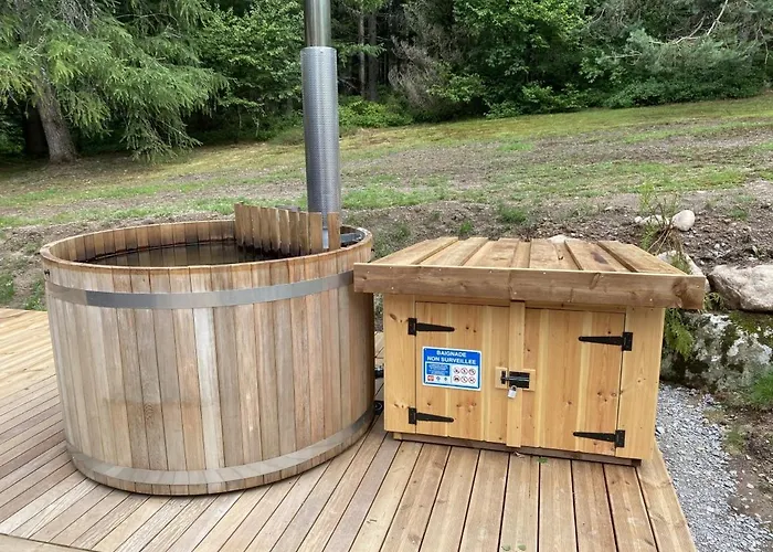 Horská chata Le Fishing En Bois Avec Bain Nordique La Bresse