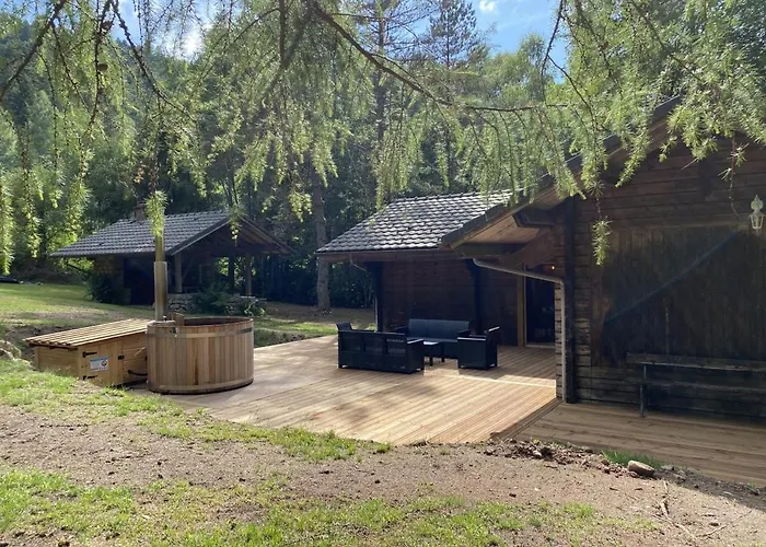 Le Fishing En Bois Avec Bain Nordique * La Bresse