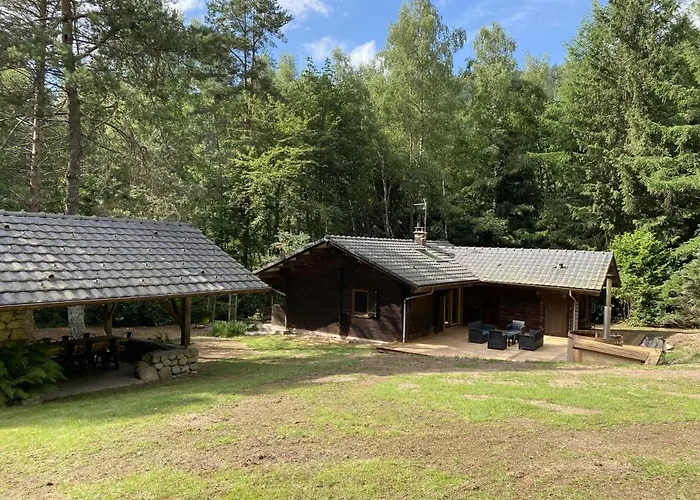 Horská chata Le Fishing En Bois Avec Bain Nordique