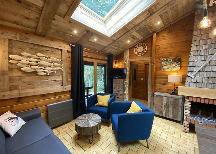 Horská chata Le Fishing En Bois Avec Bain Nordique *